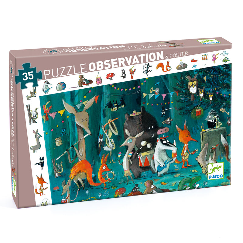 DJECO Puzzle Observation The Orchestra 35pc