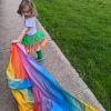 Play Silks - Rainbow - Jumbo - Peek a Boo Scarf / Dancing Scarf