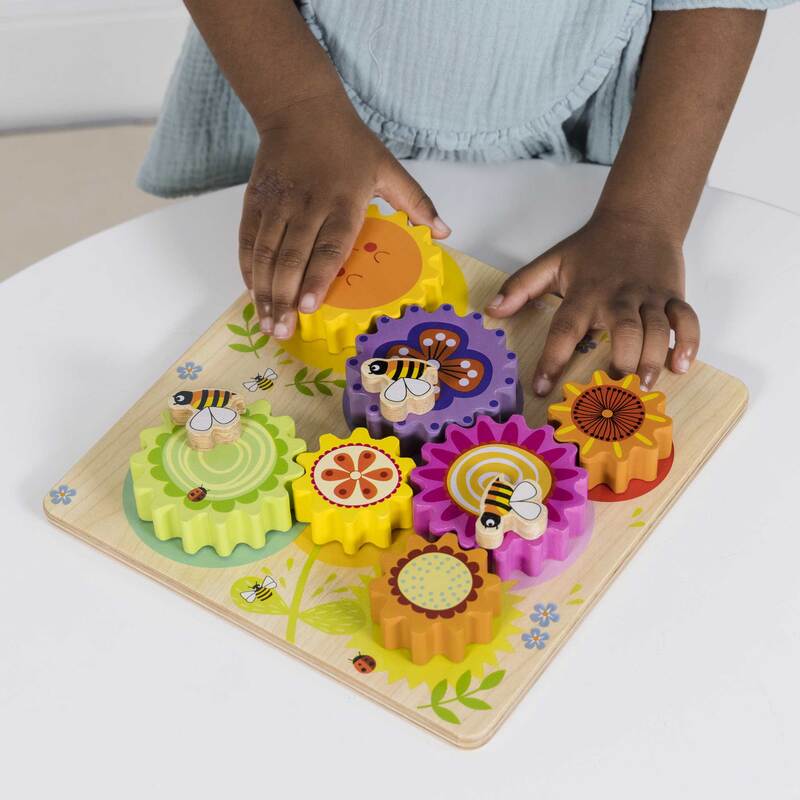 Petilou Gears & Cogs Busy Bee Learning Puzzle