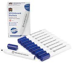 EC Whiteboard Marker Thick - Packet 10 lue