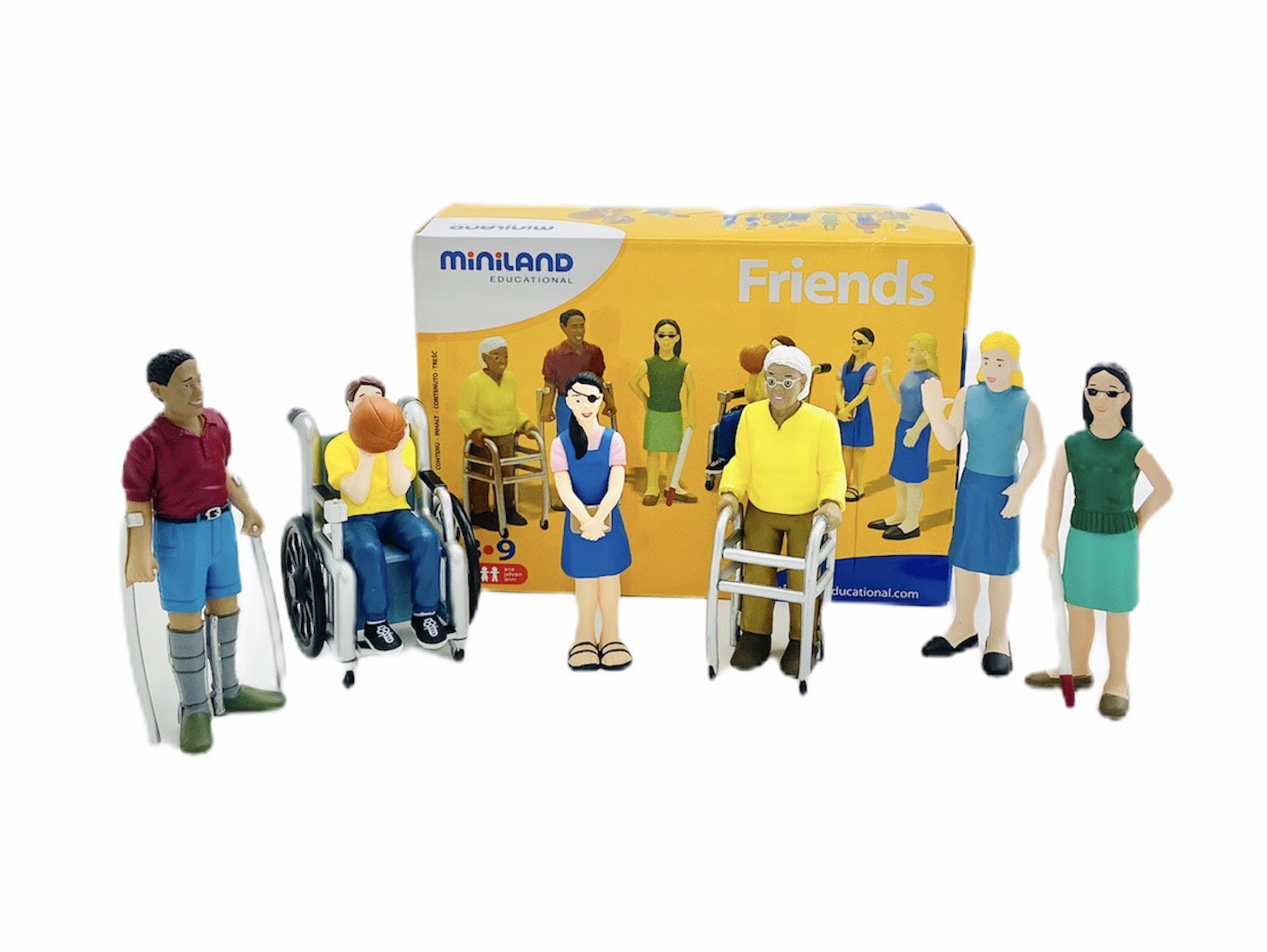 Miniland Educational Figures - Friends with Disabilities - 6 Piece