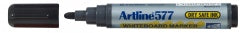 Artline 577 Bullet Whiteboard Marker - 3mm Black - Box 12