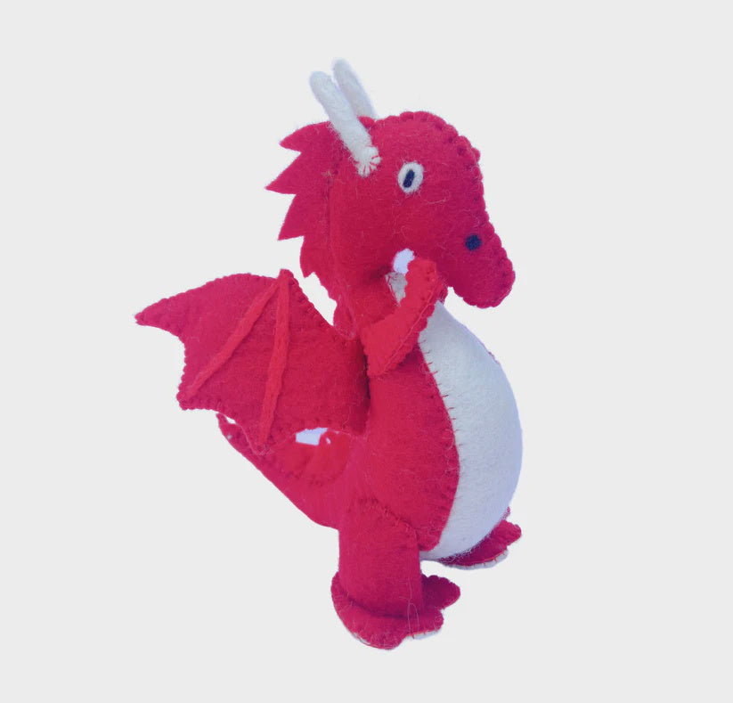 Felt Play - Puff Dragon - Red