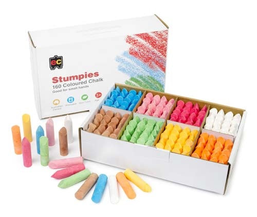 EC Chalk Stumpies - Box of 160 - School Pack