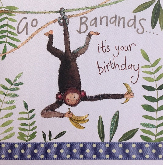 Greeting Card Birthday Go Bananas General