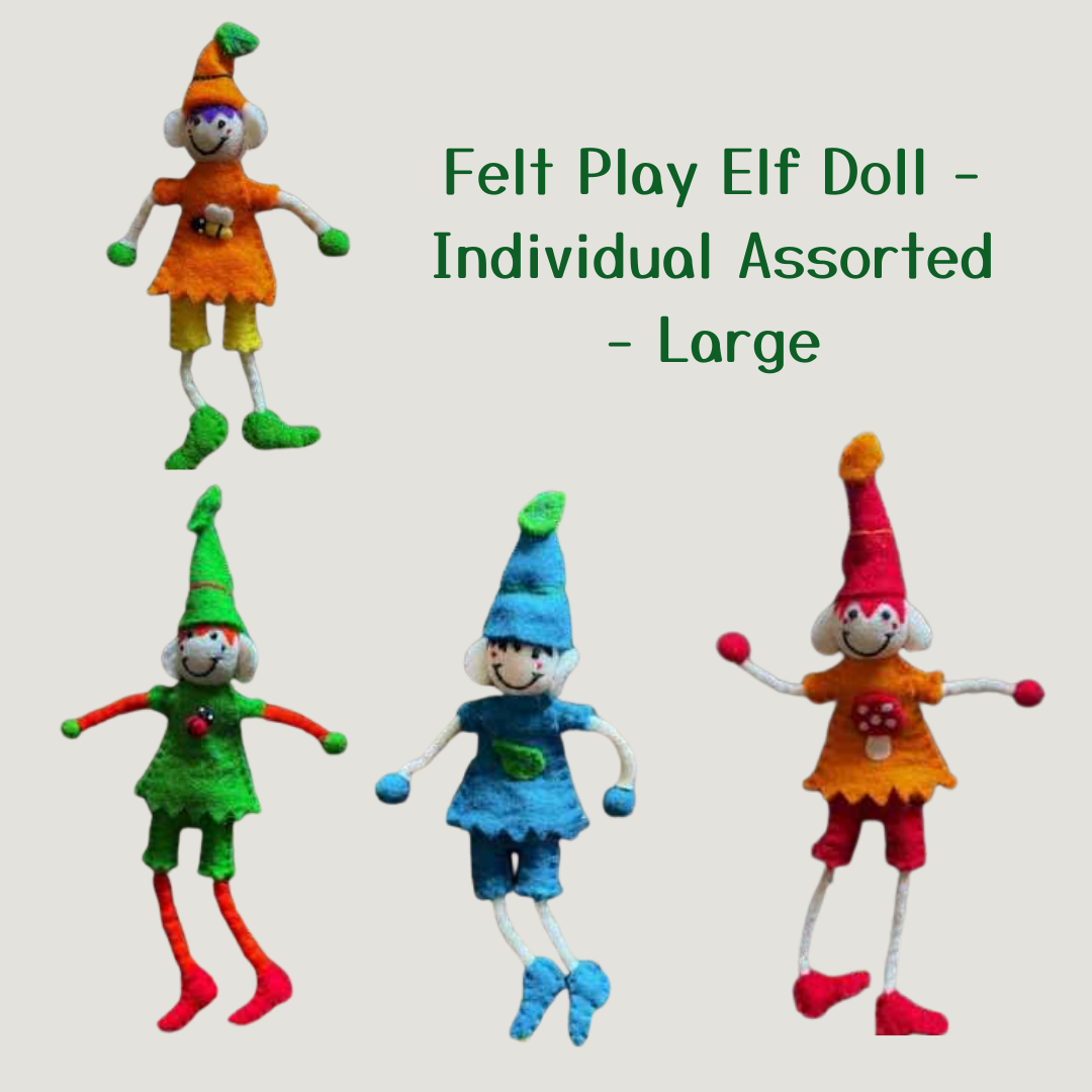 Felt Play - Elf Doll - Individual Assorted - Large