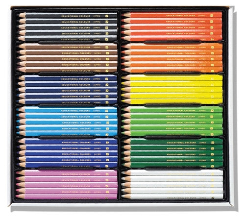 EC Colouring Pencils Jumbo Tri Washable -  120