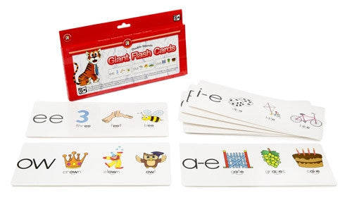 Learning Can Be Fun - Literacy - Double Sounds Giant Flashcards