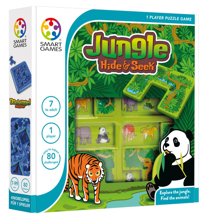 SMART GAMES - Hide & Seek - Jungle - Logical Processing - Single Player