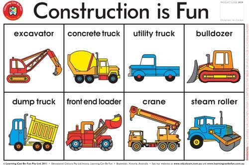 Learning Can Be Fun - Placemat - Construction