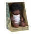 MINILAND Doll African Girl 38cm Anatomically Correct Baby Doll