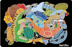 Tuzzles Australian Aboriginal  Mosaic 22 pcs
