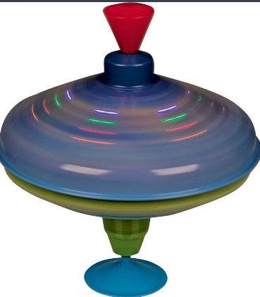 GOKI Spinning Top - Space with LED Lights - Metal