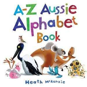 A-Z Aussie Alphabet Book - Board