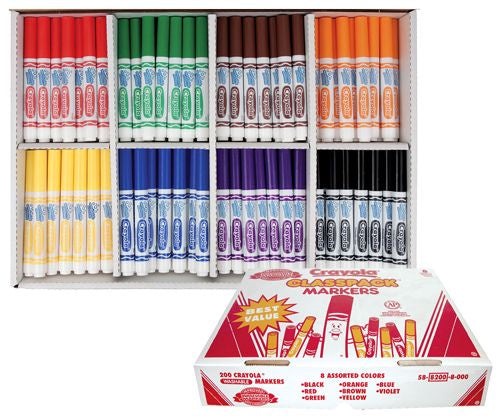 Crayola Markers 200’s Classic - School Pack