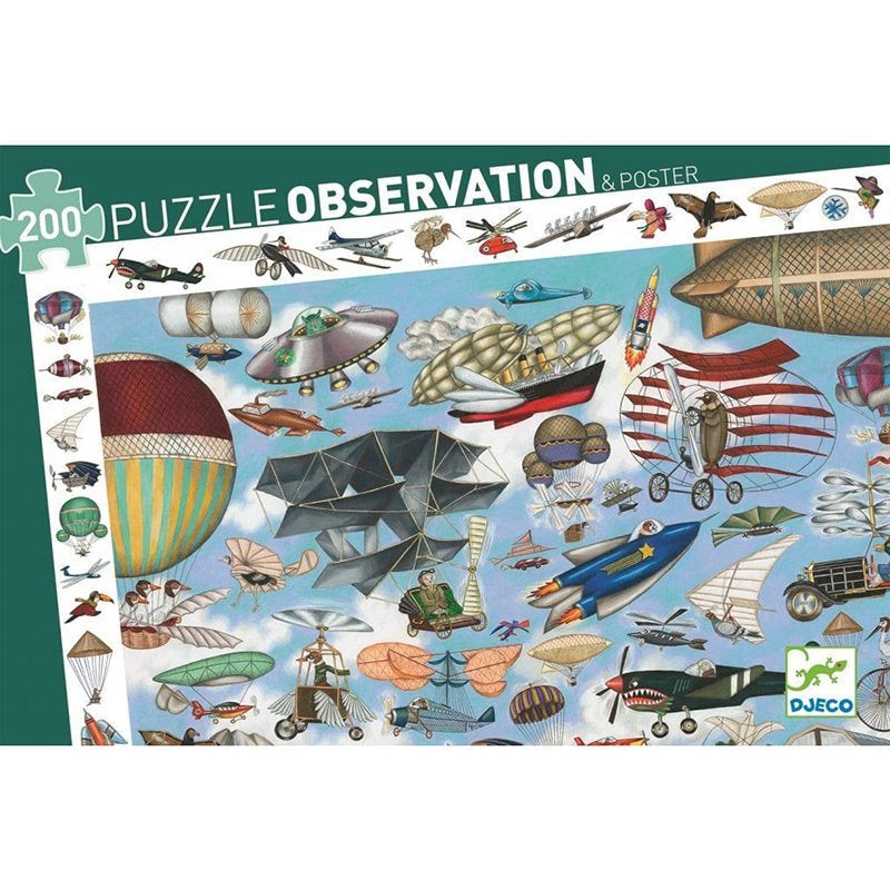 DJECO Puzzle Observation Aero Club 200pc