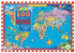 EEBOO - Puzzle - World Map - 100pc