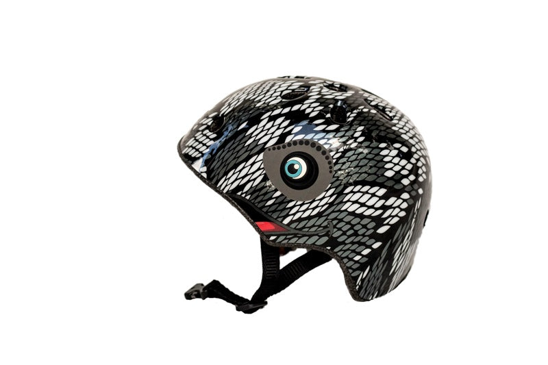 Kidzamo - Small Black/Grey Chameleon Helmet