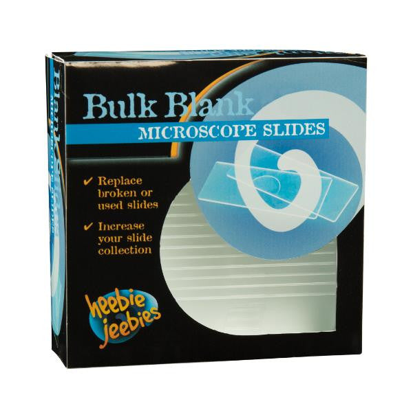 HEEBIE JEEBIES Microscope Accessories - Bulk Blank Slides 20 Pack