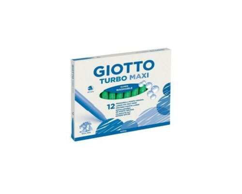 Giotto Children's Thick Markers (Turbo Maxi) - Pack of 12 Light Green