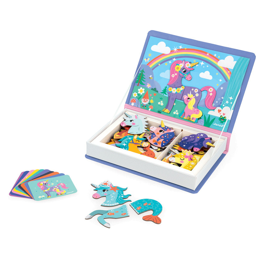 JANOD - Magnetic Book - Unicorns Activity 