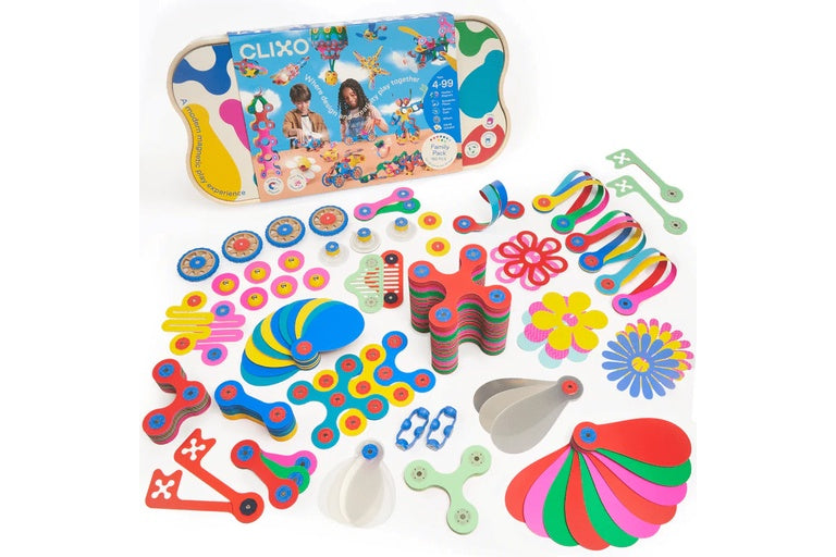 Clixo - Family Pack - Magnetic Construction - 150 Piece NEW