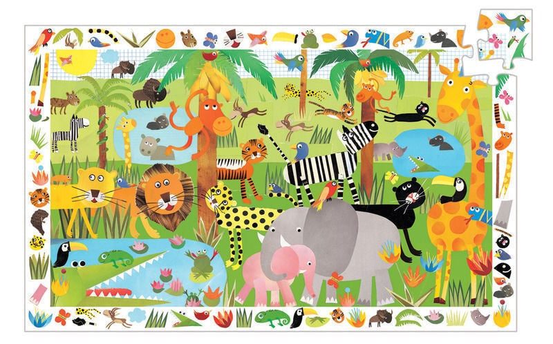 DJECO Puzzle Observation Jungle 35pc