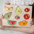 Qtoys - Fruit Knob Puzzle - Wooden