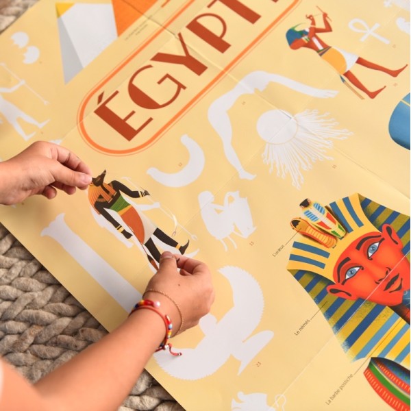Poppik Art Kit - Discovery Stickers -  Egypt