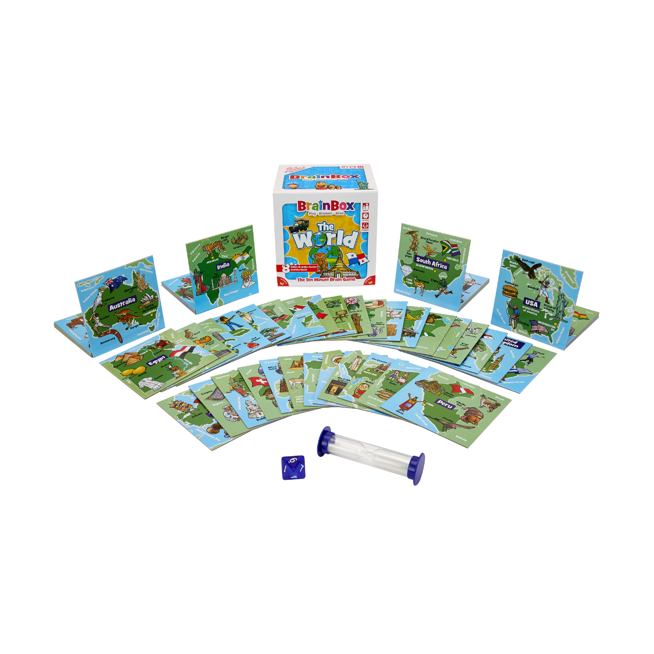 Brain Box Games - The World - Card Game