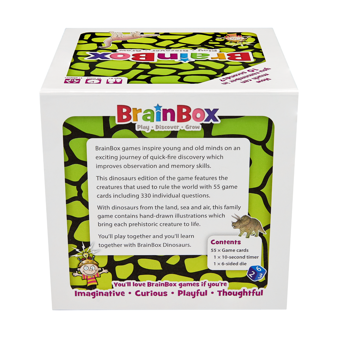 Brain Box Games - Dinosaurs - Card Game