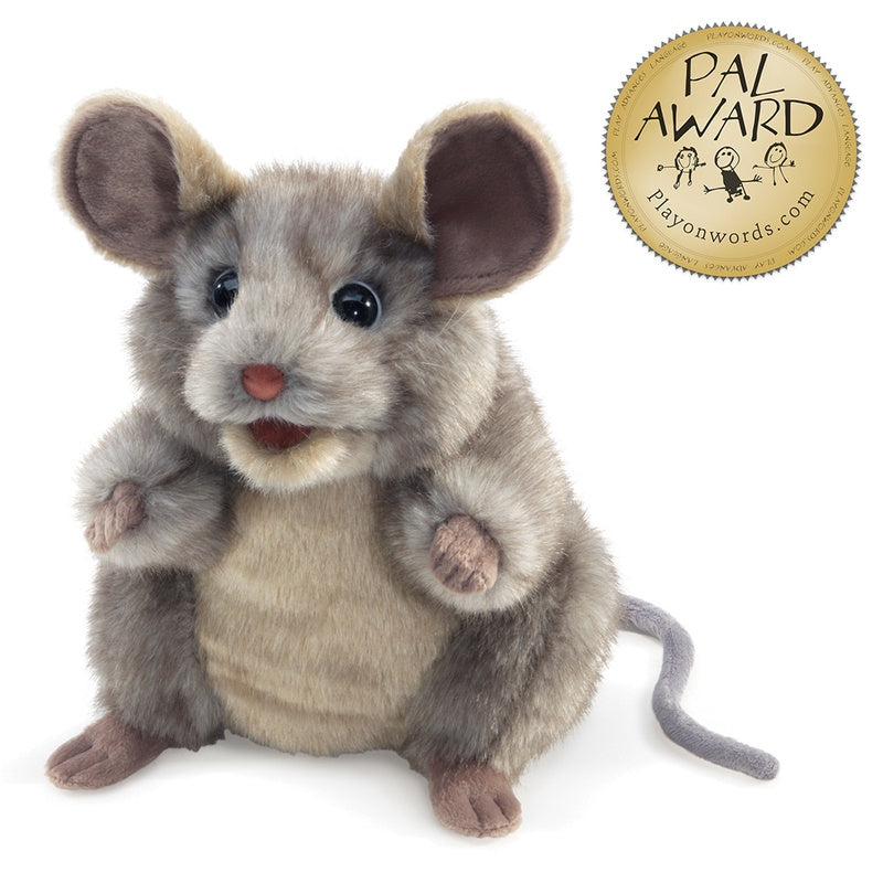 FOLKMANIS HAND PUPPETS Grey Mouse