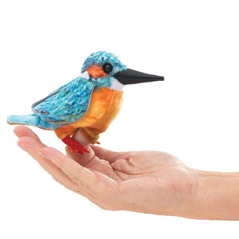 FOLKMANIS Finger Puppet-Kingfisher