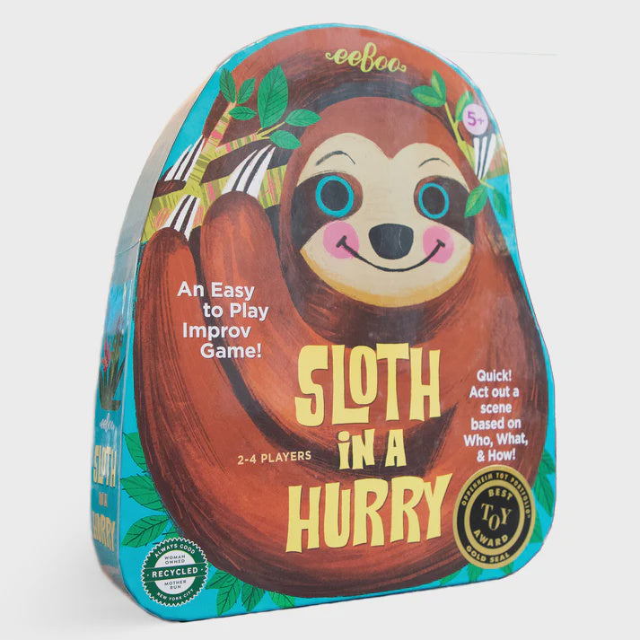 EEBOO - Game - Sloth in a Hurry Shaped Spinner Game