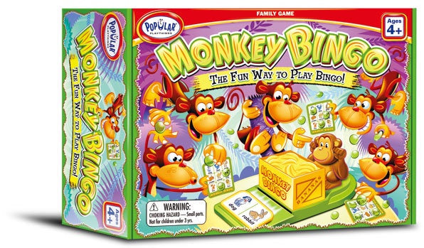 Monkey Bingo Game - Word Game