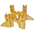 Bauspiel - Castle - Wooden - Natural - 10 pIECE