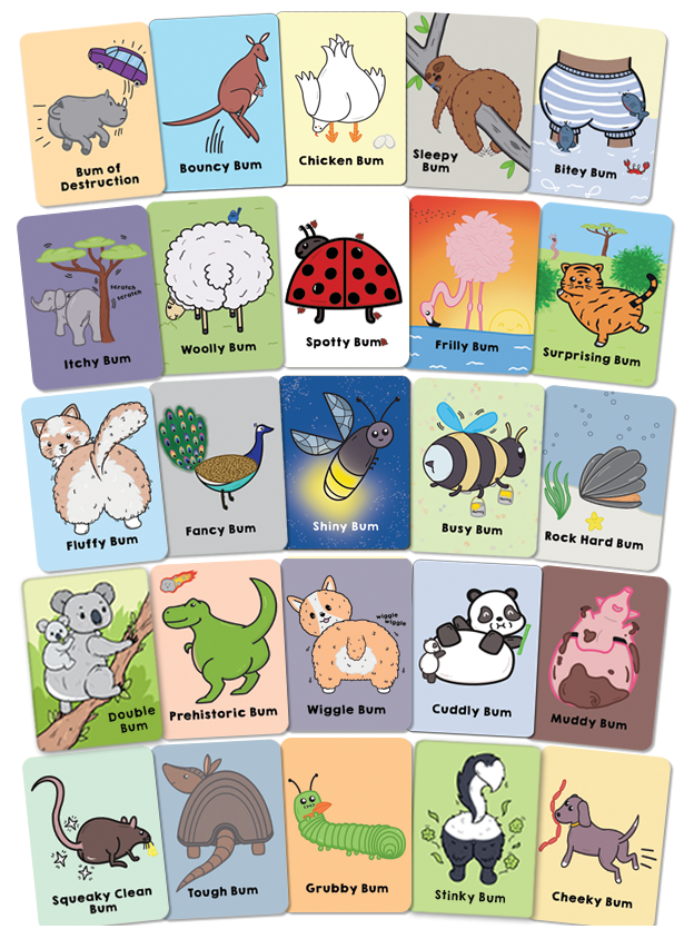 Go Bum Animals - Card Game - Fun Version of Fish