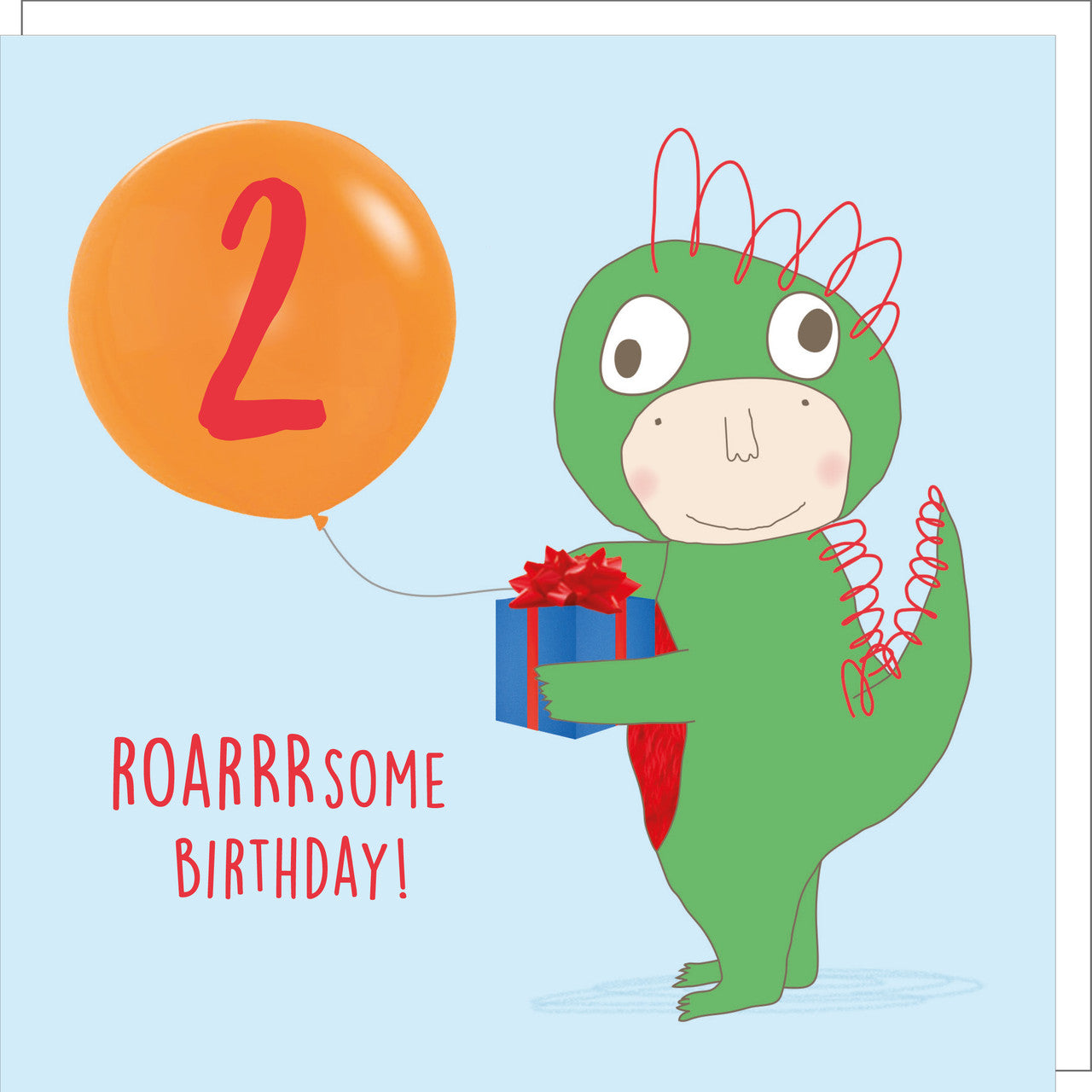 Greeting Card - Age 2 Birthday Boy - Roarsome