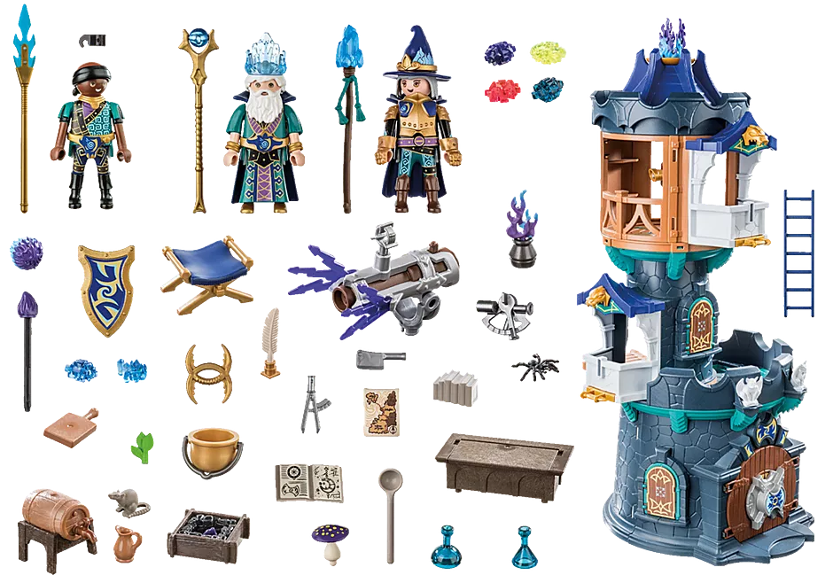 PLAYMOBIL- Violet Vale - Wizard Tower - 70745