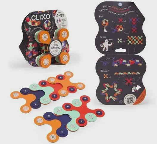 Clixo - Tiny and Mighty Space  - 9 piece - Magnetic Construction NEW