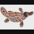 Tuzzles Aboriginal Art Platypus Wooden Floor Puzzle 25 Piece