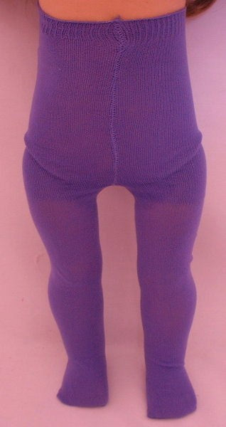 Dress My Doll Tights Purple plain