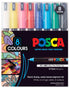 MARKER UNI POSCA PC1MR N/POINT ASSTD WLT8