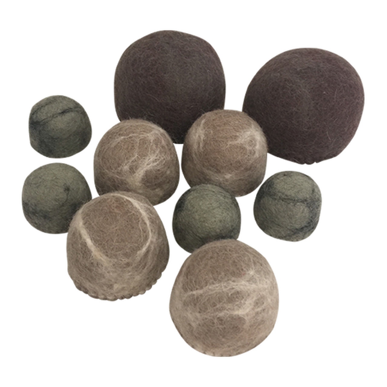 PAPOOSE - Dinosaur Rock Set - Felt - Set of 10