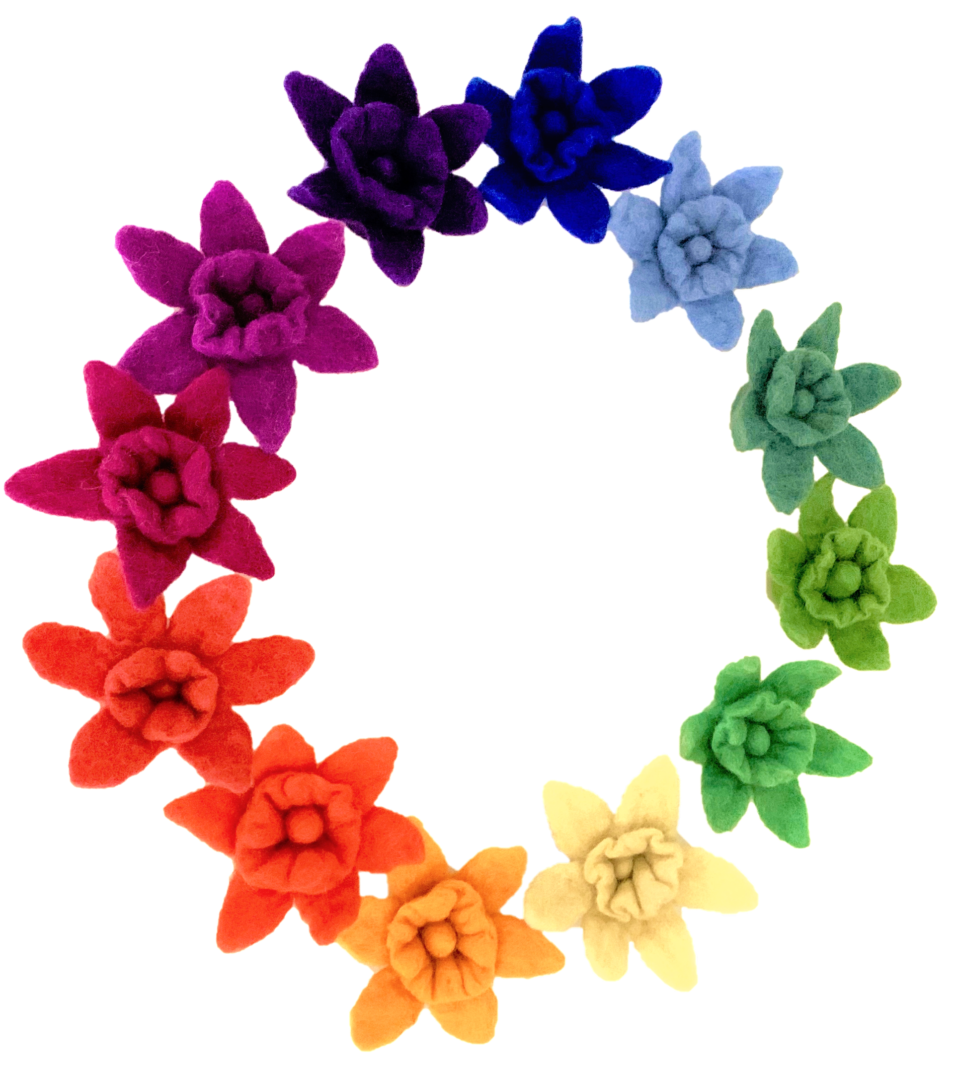 PAPOOSE Goethe Daffadil Flowers Felt - Set of 12