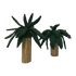 PAPOOSE -  Palm Trees - Felt - Set of 2 - Wood & Felt