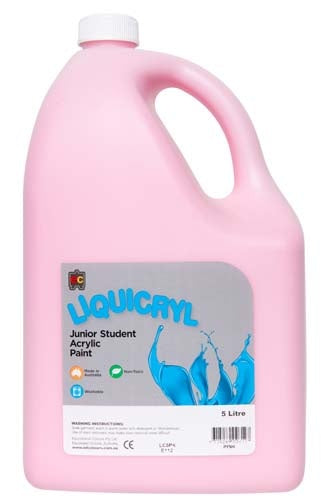 EC Jumbo Liquicryl Paint - 5Litre - Pink