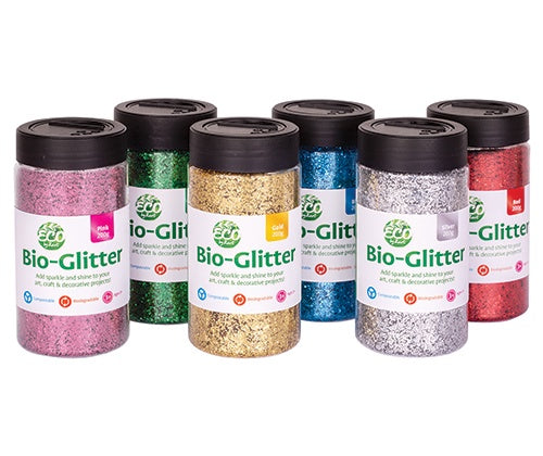 Bio Glitter 200g Assorted - Set of Six