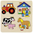 GOKI - Puzzle - Inlay - Wooden -  12 Piece