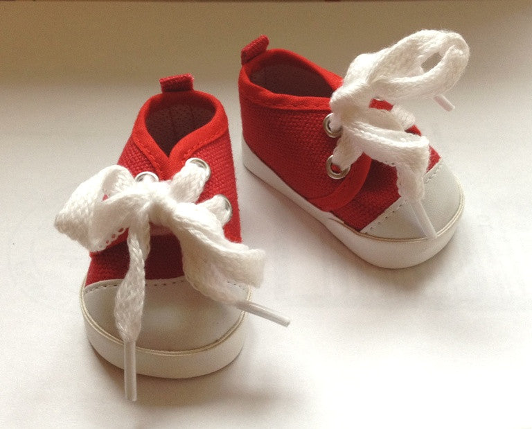 DRESS MY DOLL Shoe Red Tennis